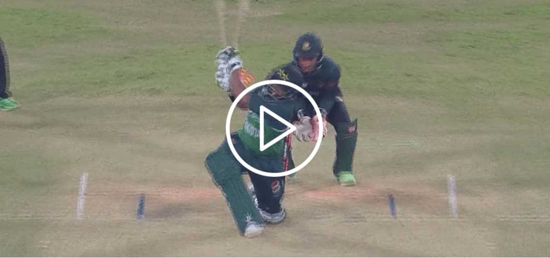 [Watch] Mehidy Hasan Miraz Cleans Up Imam-ul-Haq With a Killer Delivery